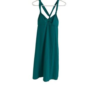 Prana Teal Green Sleeveless A-line Dress